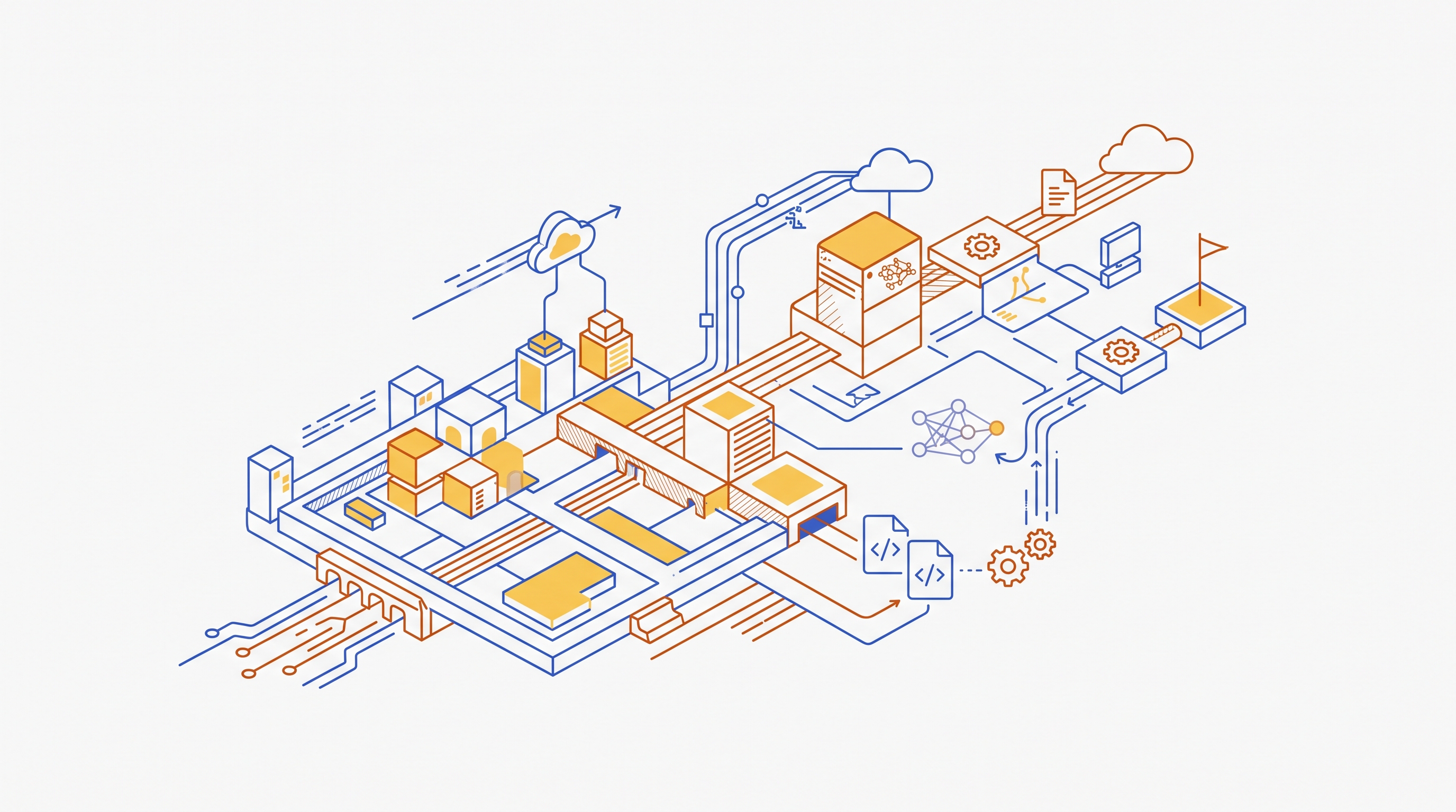 Azure landing zone architecture diagram